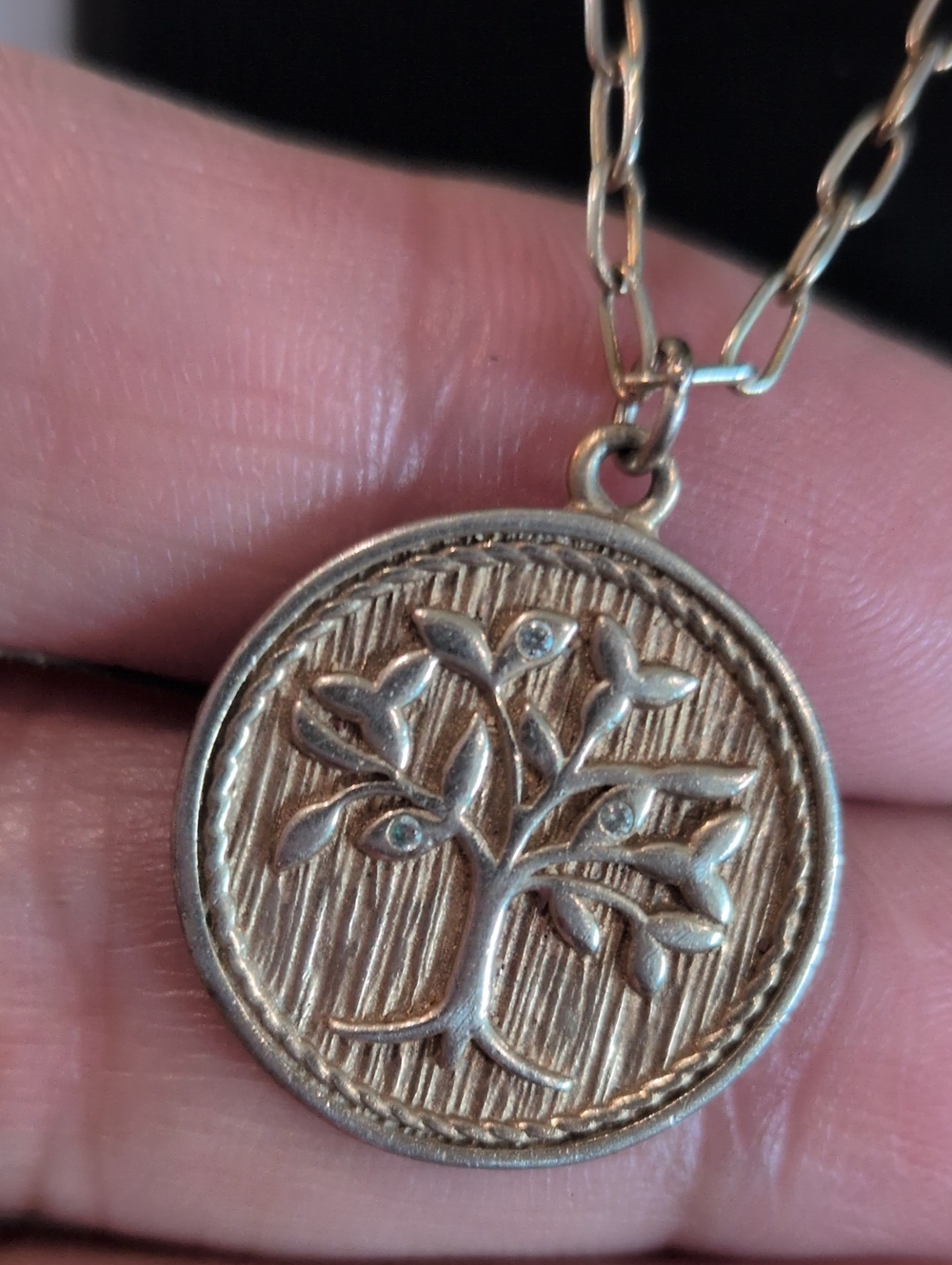 Athra Sterling Silver 925 Tree of Life Diamond Accented Pendant Necklace Rare